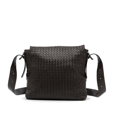 Black Bottega Veneta Small Intrecciato Nodini Crossbody Bag – Designer  Revival