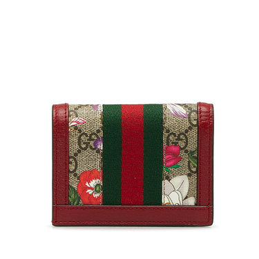 Brown Gucci GG Supreme Bee Wallet – Designer Revival