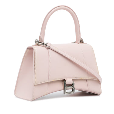 Pink Balenciaga Hourglass Leather Satchel – Designer Revival
