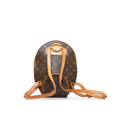 Louis Vuitton Backpack Bag Sac A Dos Bosphore LV Monogram Brown Leather  Vintage