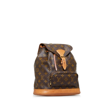 Louis Vuitton Vintage Monogram Montsouris Backpack MM Brown