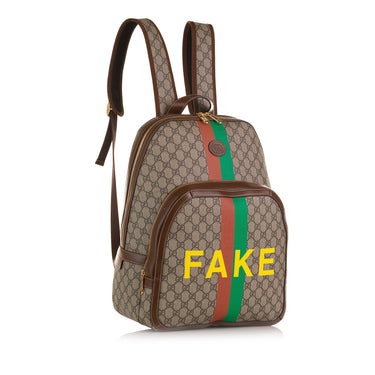 Backpack Gucci Brown in Synthetic - 23874257