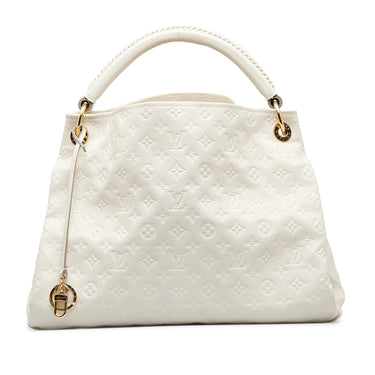 White Louis Vuitton Monogram Empreinte Artsy MM Hobo Bag – Designer Revival