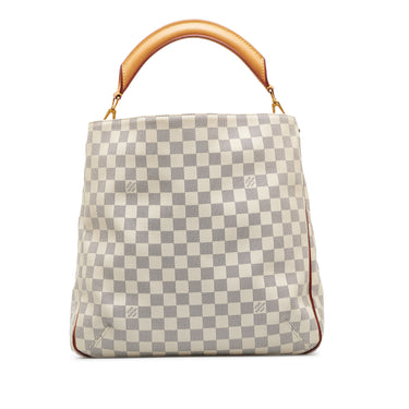 White Louis Vuitton Damier Azur Neverfull MM Tote Bag – Designer Revival