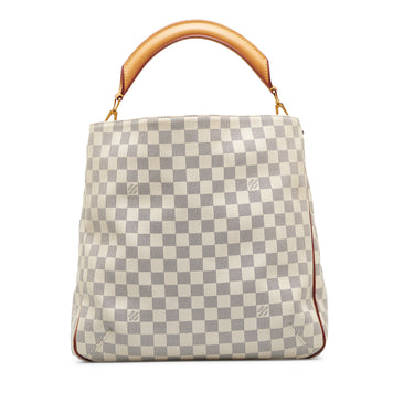 White Louis Vuitton Damier Azur Neverfull MM Tote Bag, RvceShops Revival