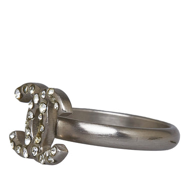 Silver Louis Vuitton Monogram Eclipse Berg Ring