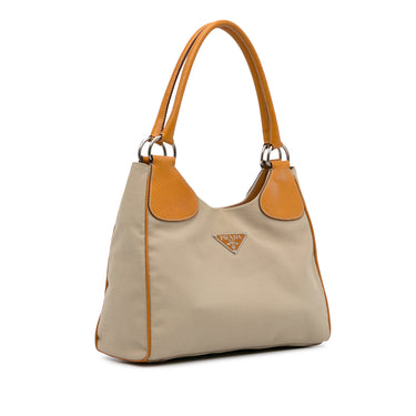 Ensemble Small Canvas Tote in Beige - Prada