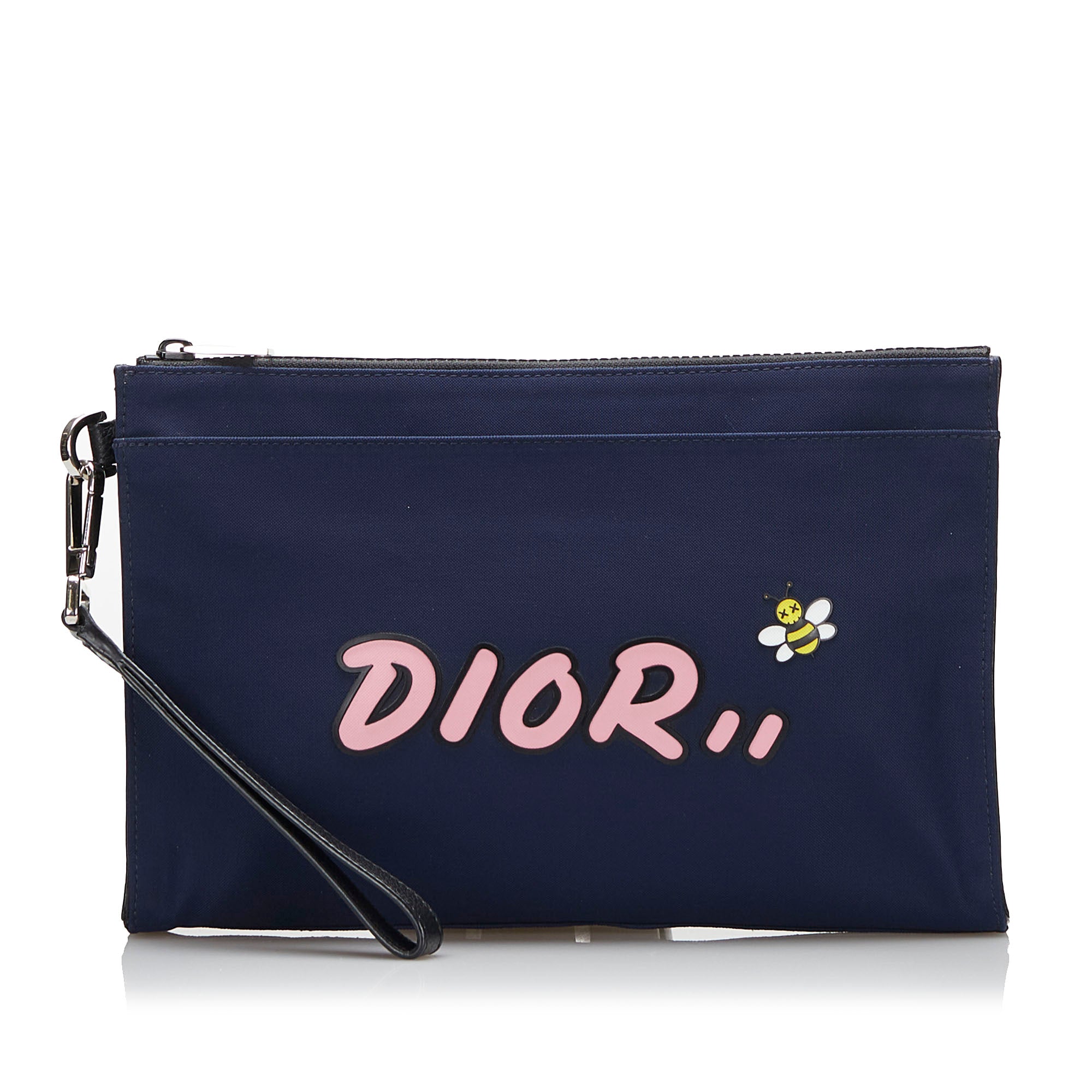 Blue Dior Dior x Kaws Bee Clutch – Designer Revival