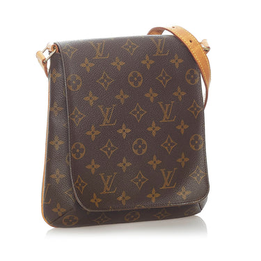 Louis Vuitton Musette Salsa Handbag Monogram Canvas PM Brown 2166378