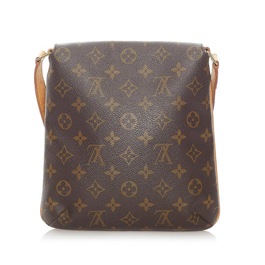 Musette leather crossbody bag Louis Vuitton Brown in Leather - 37093126