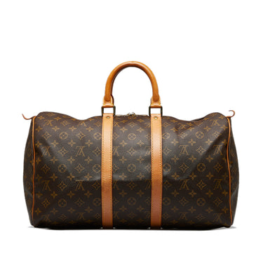 Louis Vuitton 'keepall 55' Travel Bag in Brown