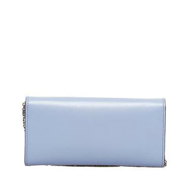 Blue Bottega Veneta Intrecciato Wallet On Chain Crossbody Bag – Designer  Revival