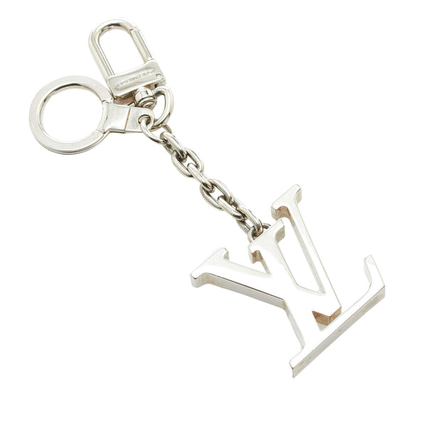 Louis Vuitton LV Shape Bag Charm and Key Holder Black in Silver-tone with  Silver-tone - US