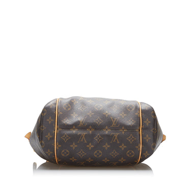 LOUIS VUITTON Totally PM Monogram Canvas Shoulder Tote Bag Brown