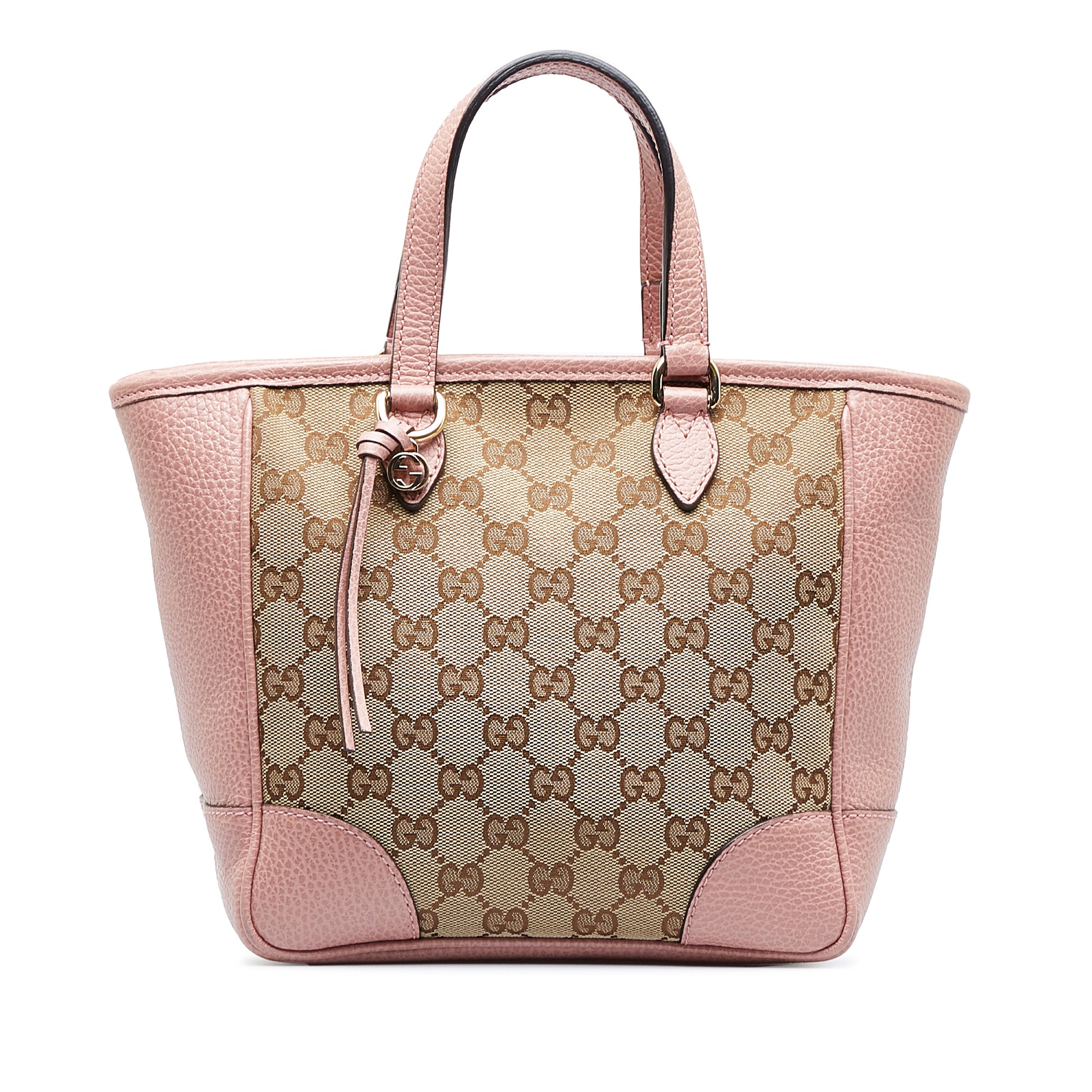 image of Beige  Gucci GG Canvas Bree Satchel