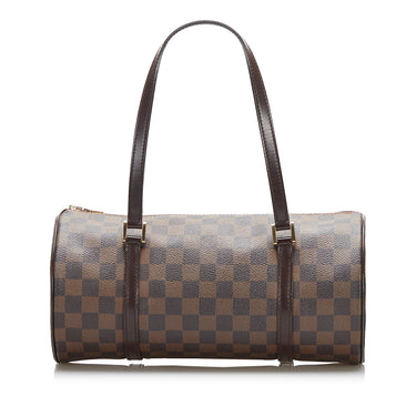 Brown Louis Vuitton Damier Ebene Papillon 30 Shoulder Bag