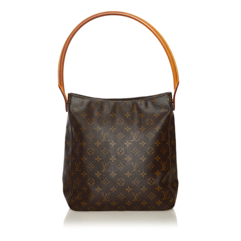 Authenticated Used LOUIS VUITTON Looping GM Shoulder Bag Monogram