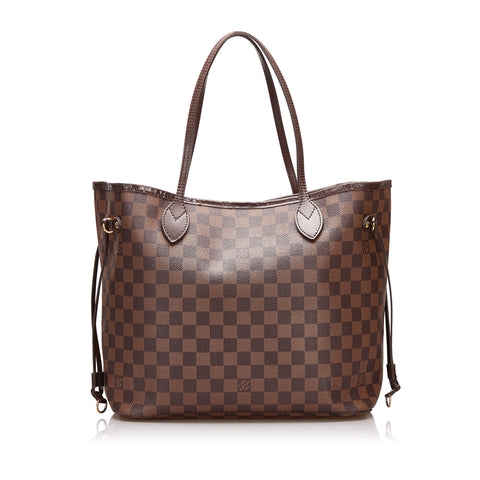 RvceShops Revival, Brown Louis Vuitton Monogram Neverfull MM Tote Bag