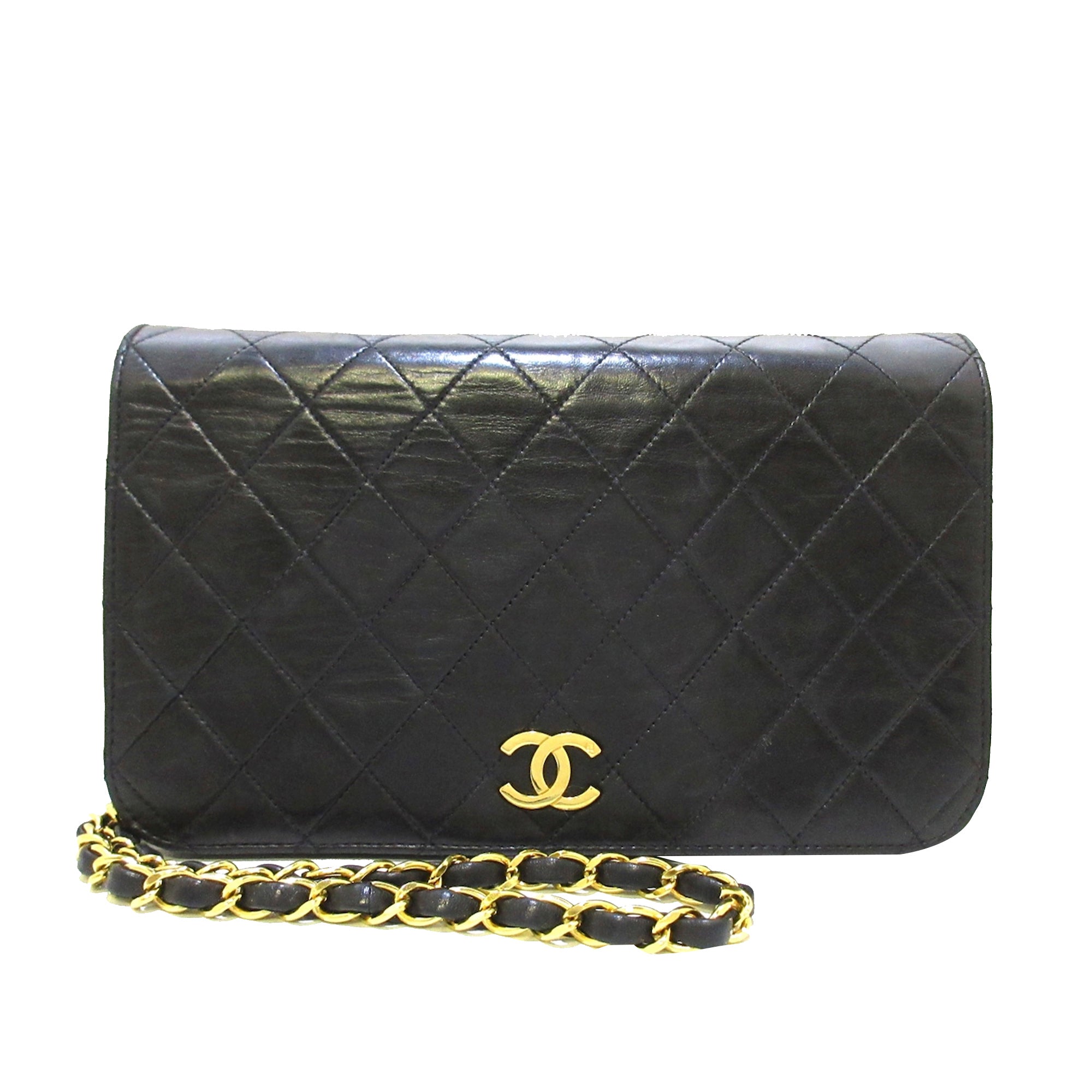 Black Chanel Classic Lambskin Single Flap Bag – Designer Revival