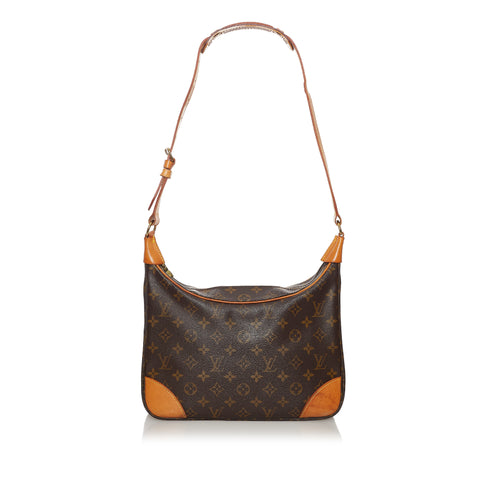 Louis Vuitton Boulogne Brown Canvas Handbag (Pre-Owned)