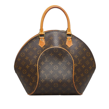 Louis Vuitton - Authenticated Ellipse Handbag - Cotton Brown Plain for Women, Very Good Condition