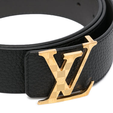 Louis Vuitton Black Damier Inifini Leather Boston Reversible Belt 105CM Louis  Vuitton