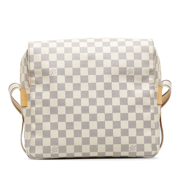 White Louis Vuitton Damier Azur Naviglio Crossbody Bag