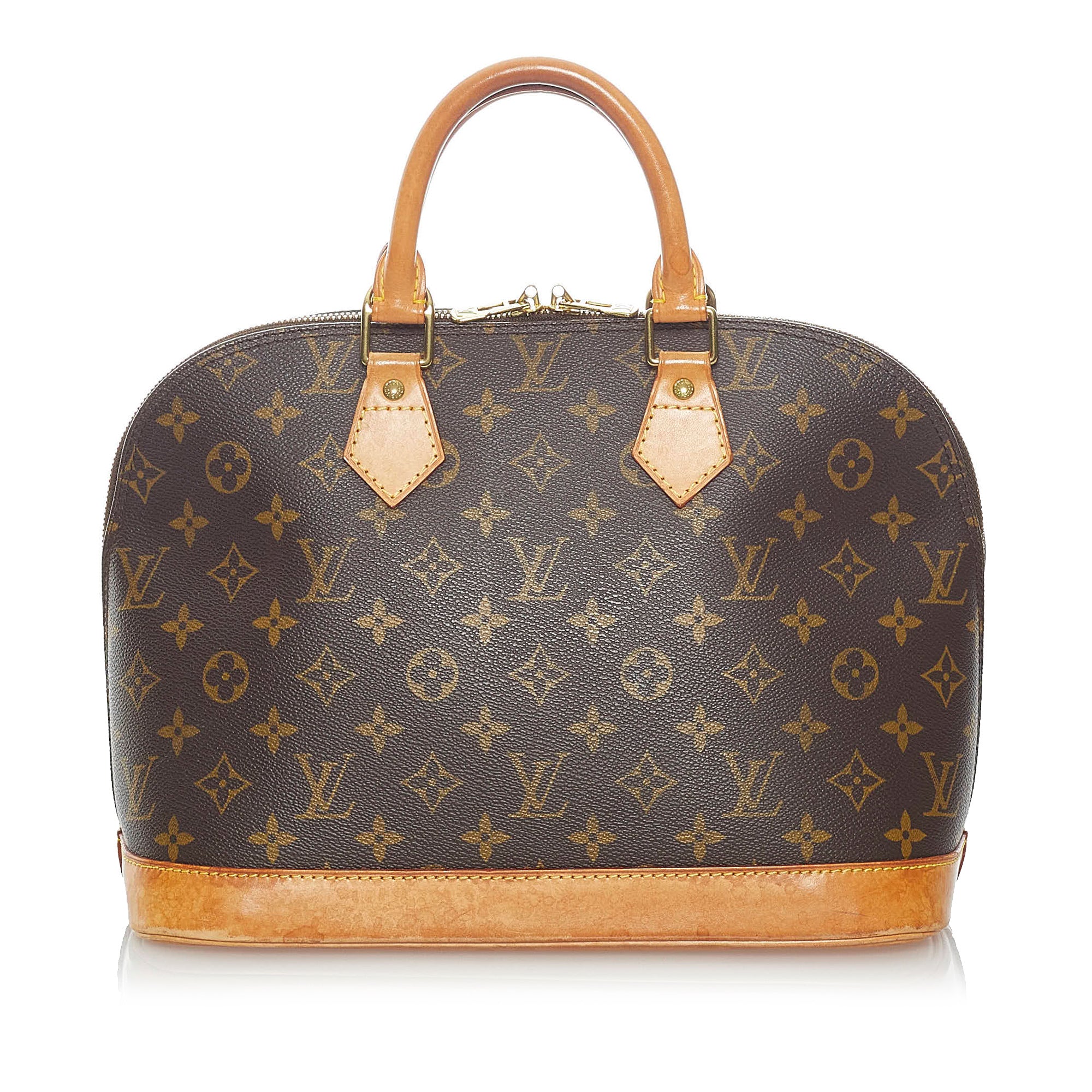 louis vuitton cruiser travel bag in brown monogram canvas and natural  leather