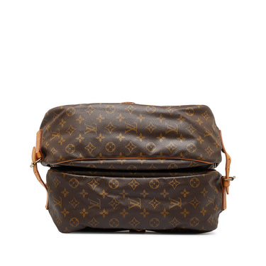 Louis Vuitton Saumur 35 in Monogram Canvas and Vachetta Leather