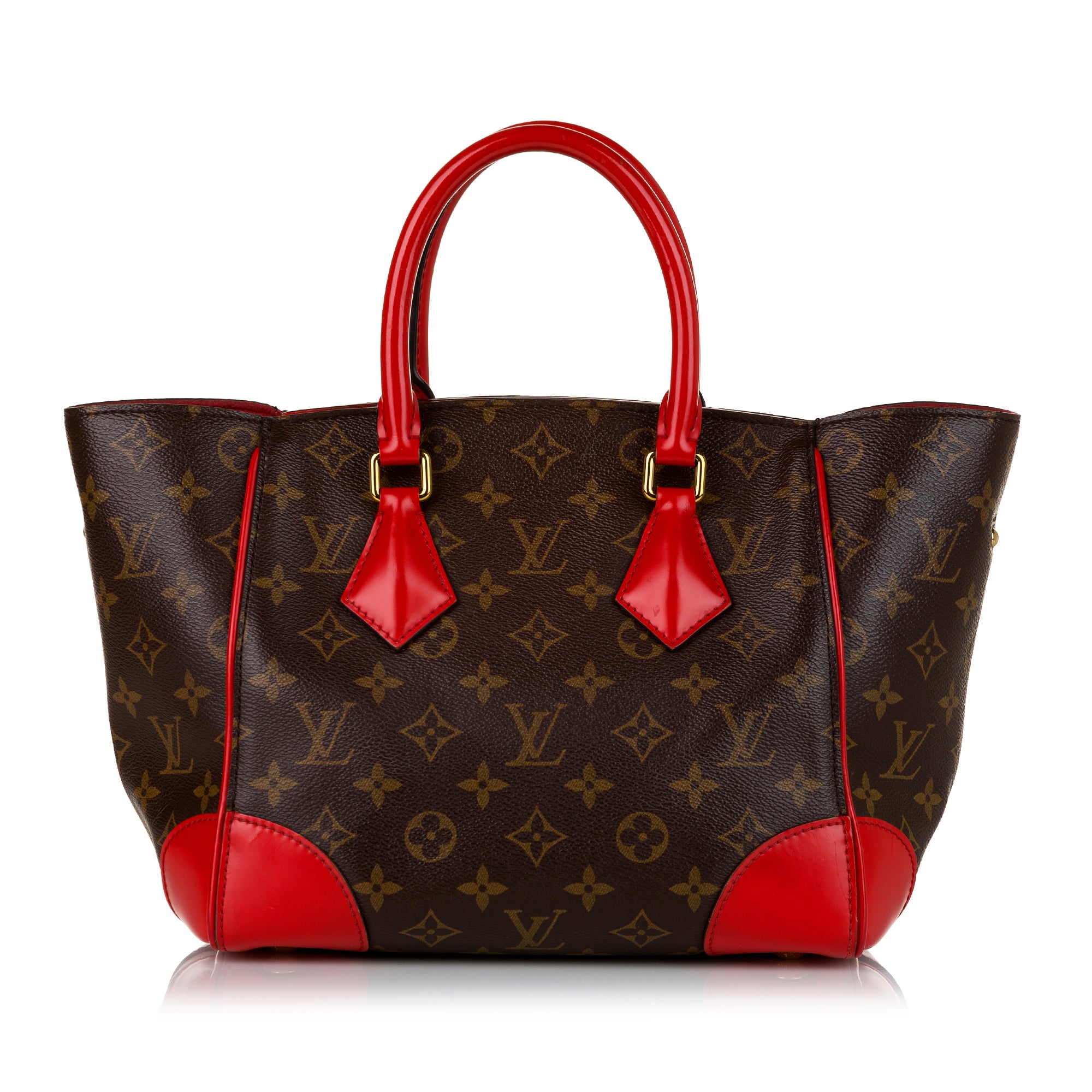 Louis Vuitton Danube x Supreme Shoulder Bag in Red and White Epi