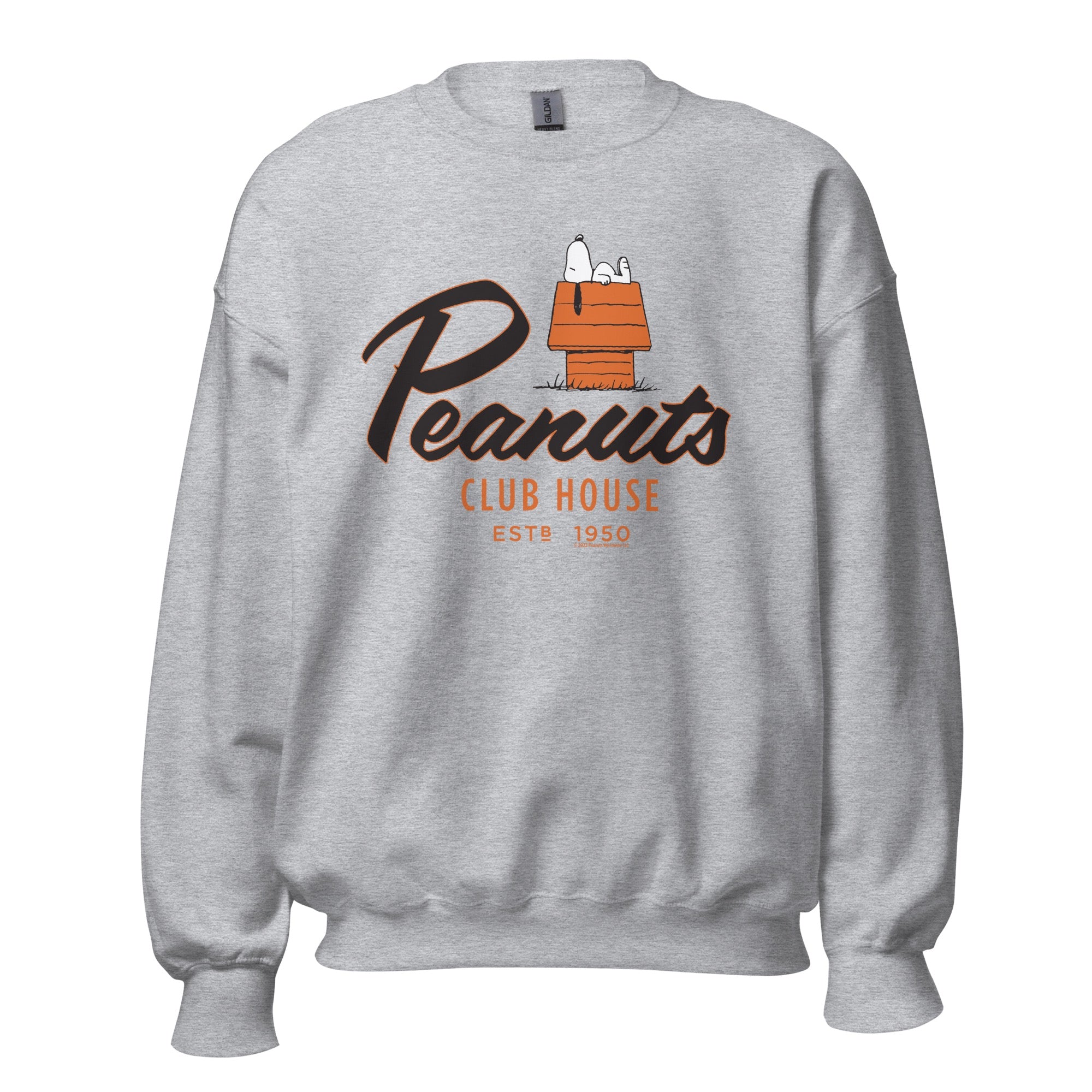 Peanuts Club House Snoopy Adult Sweatshirt - The Peanuts Store product image