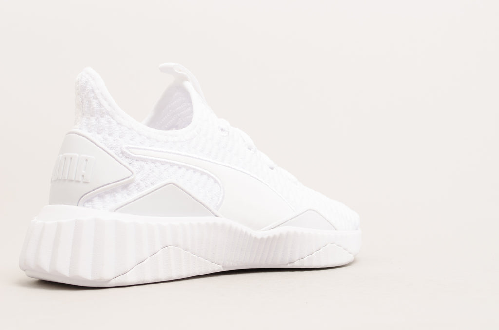 puma defy women's white