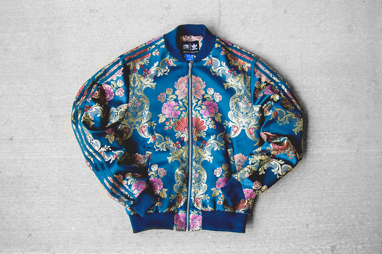 pharrell adidas jacket floral