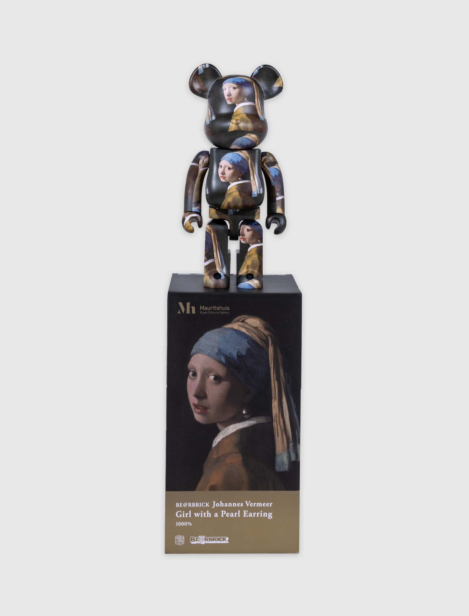 johannes vermeer (girl with a pearl earring) 1000% be@rbrick