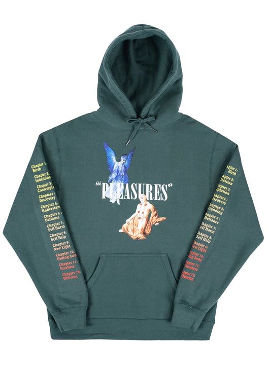 pleasures hoodie green