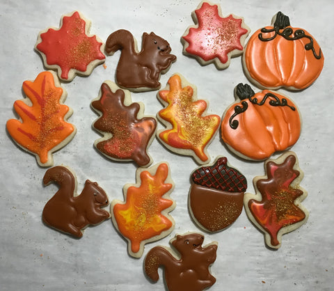 Cookie Plate Fall Themed 23sweets