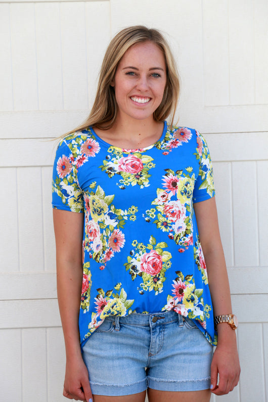 Favorite Floral Tunics: Blue and Yellow – Sign Here