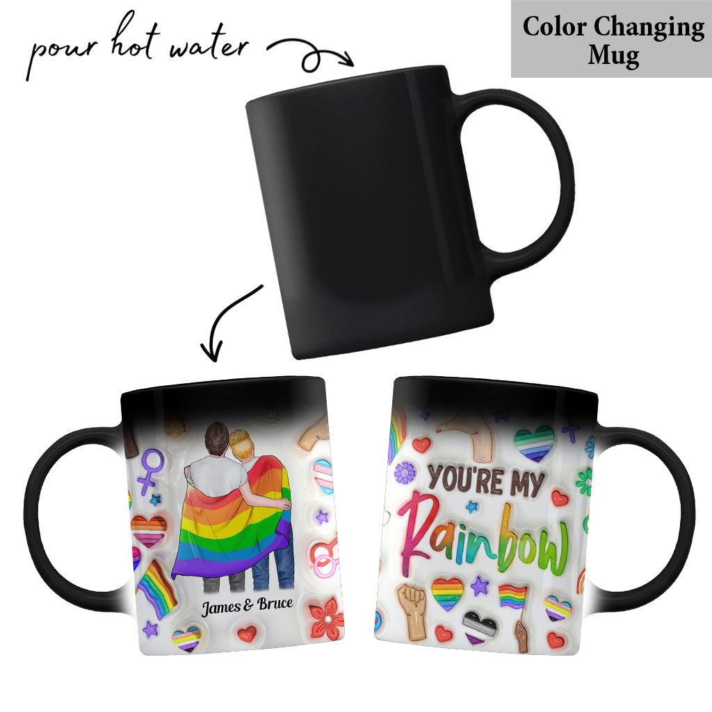 You Are My Rainbow - Personalized LGBT Support Mug
