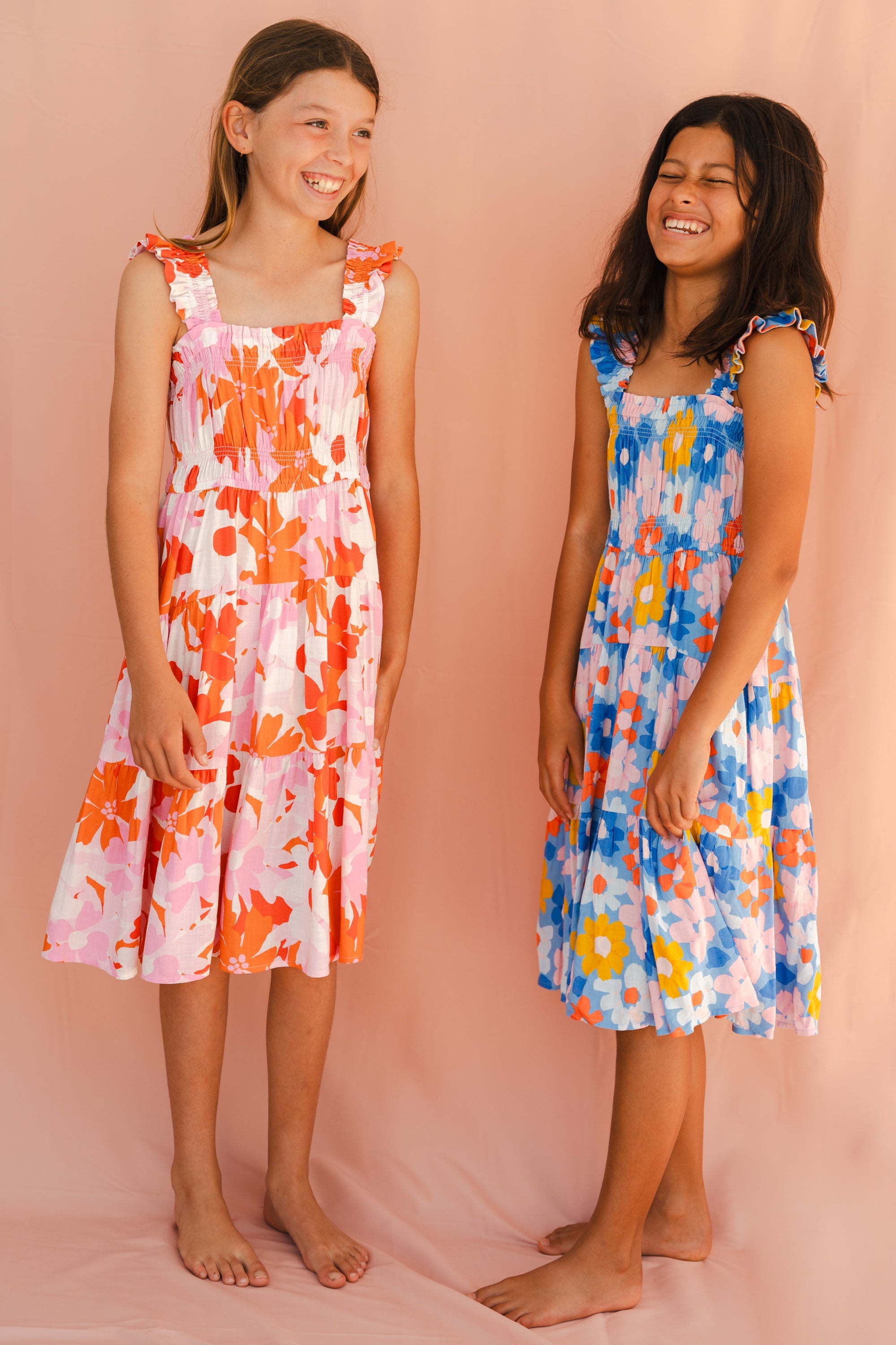 Ally Dress In Sunset Daisy