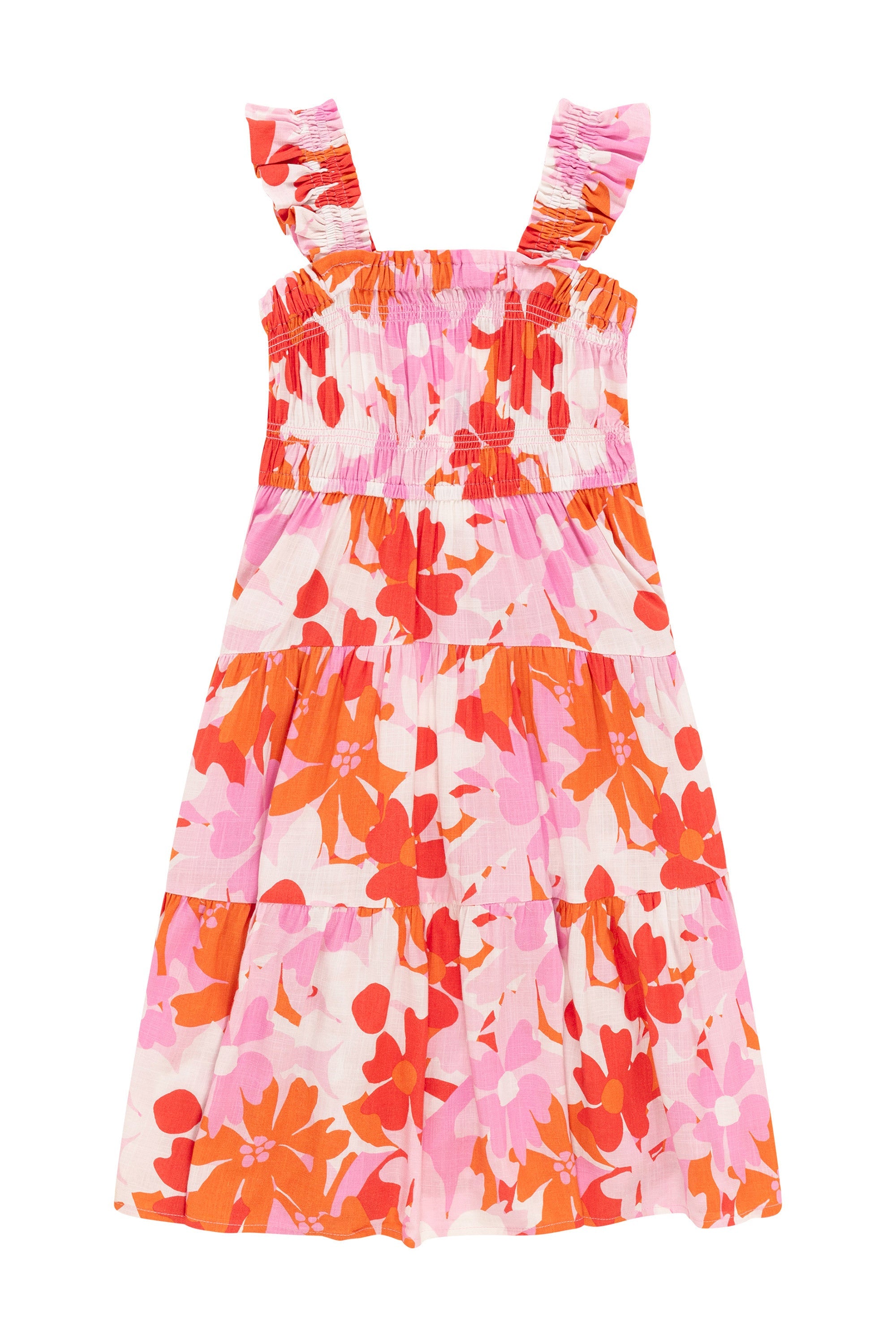 Ally Dress In Sunset Daisy