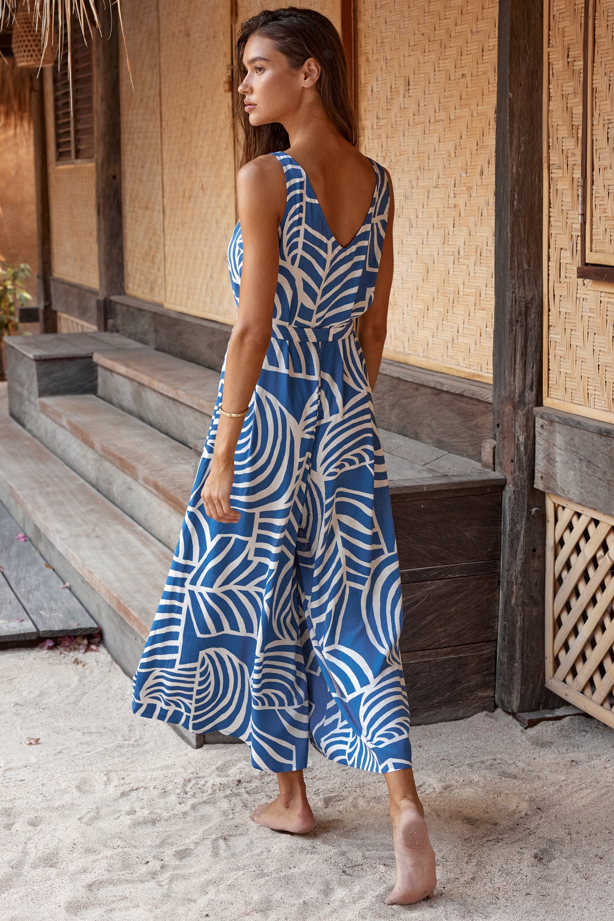 Bon Bon Jumpsuit In Seashell