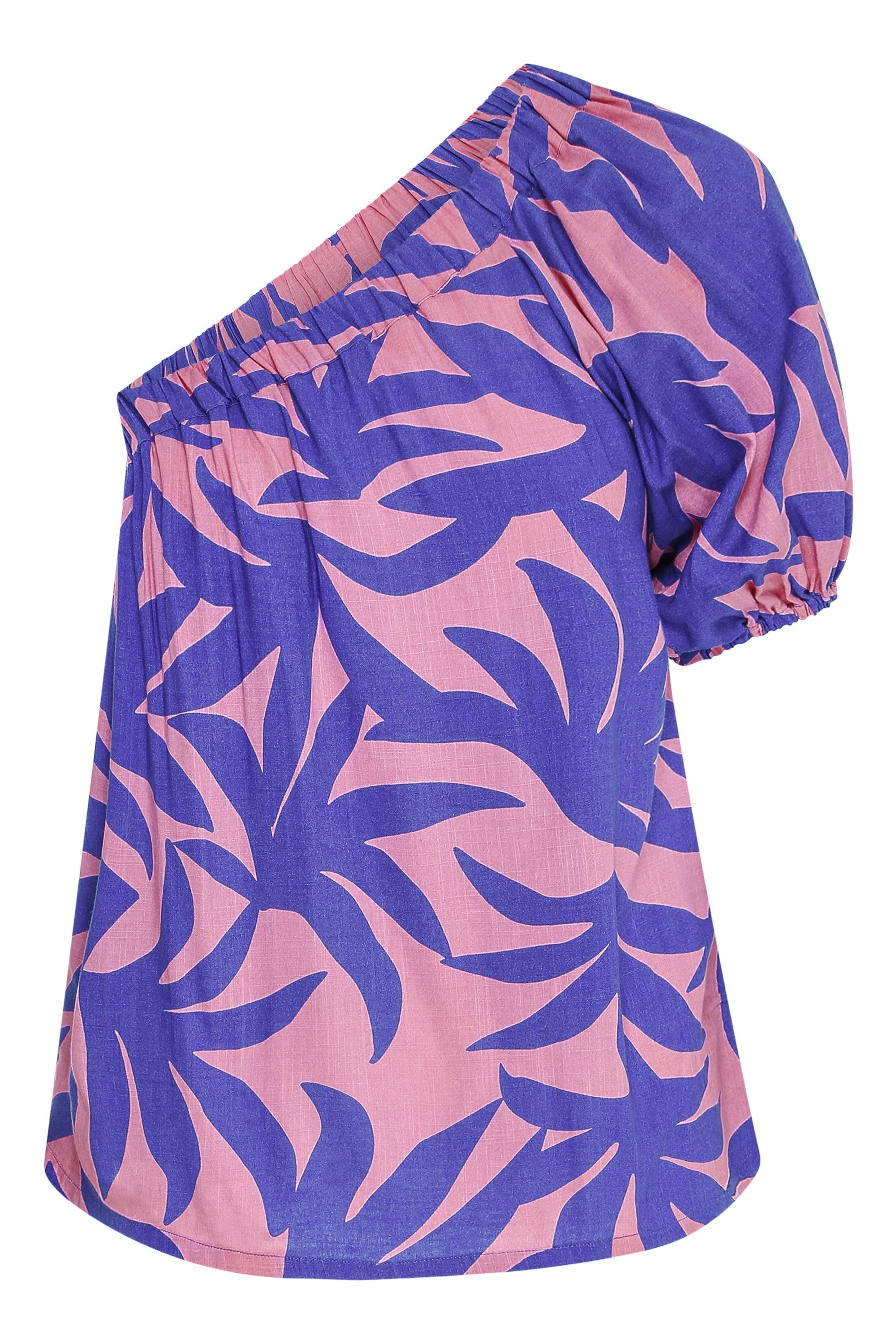 Bonnie Top In Blue Palms