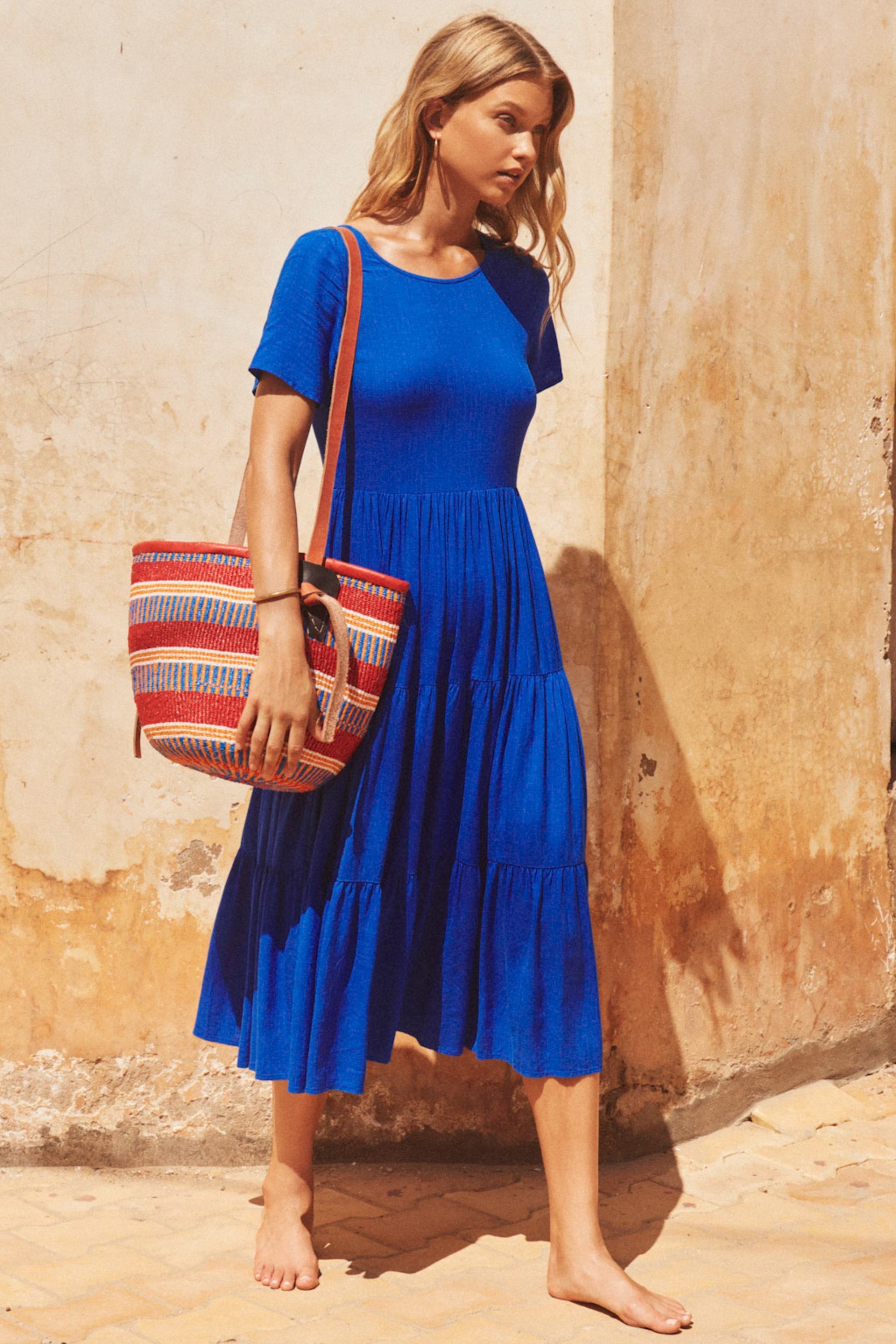 Jesse Dress In Cobalt Blue