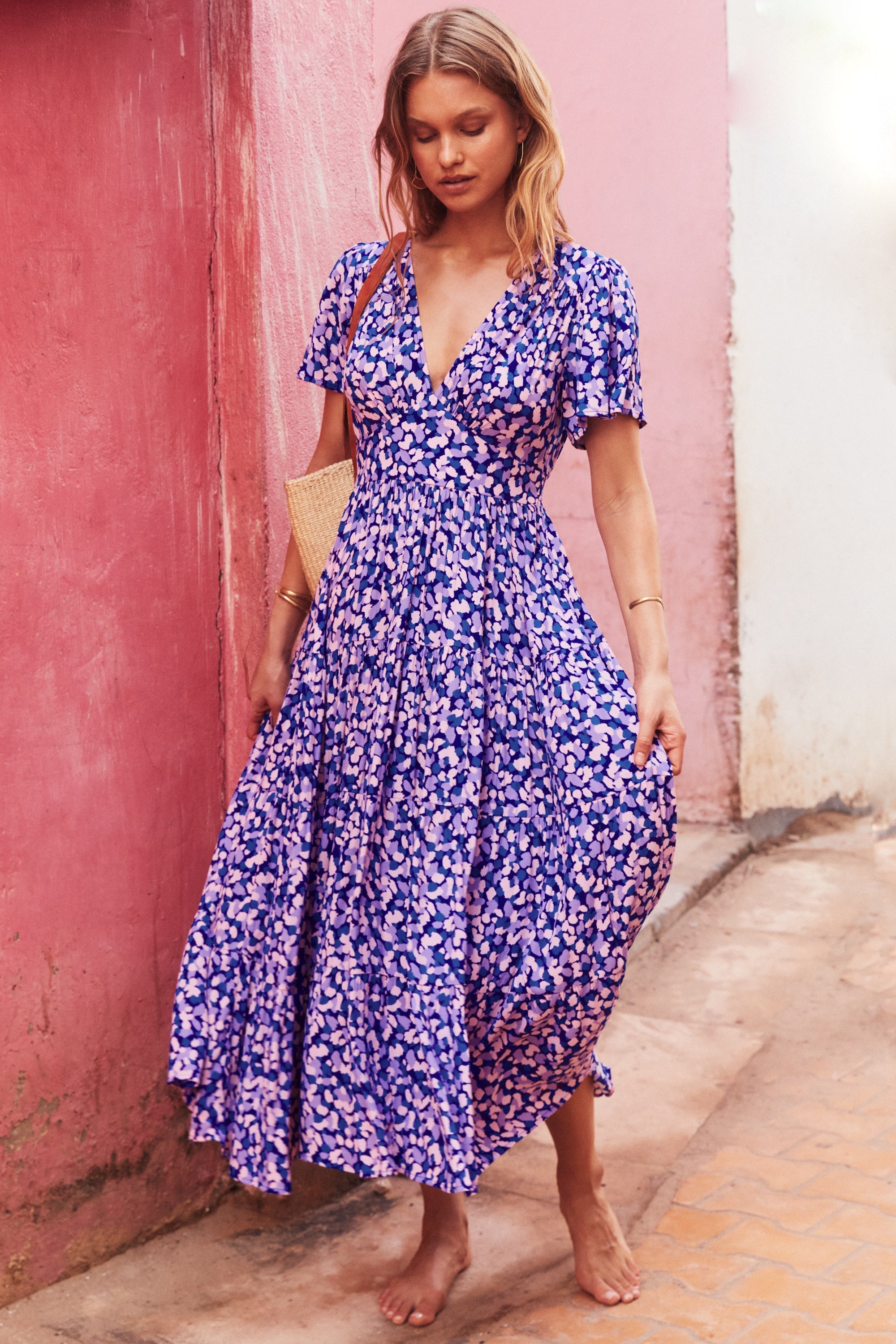 Carmella Dress In Violeta