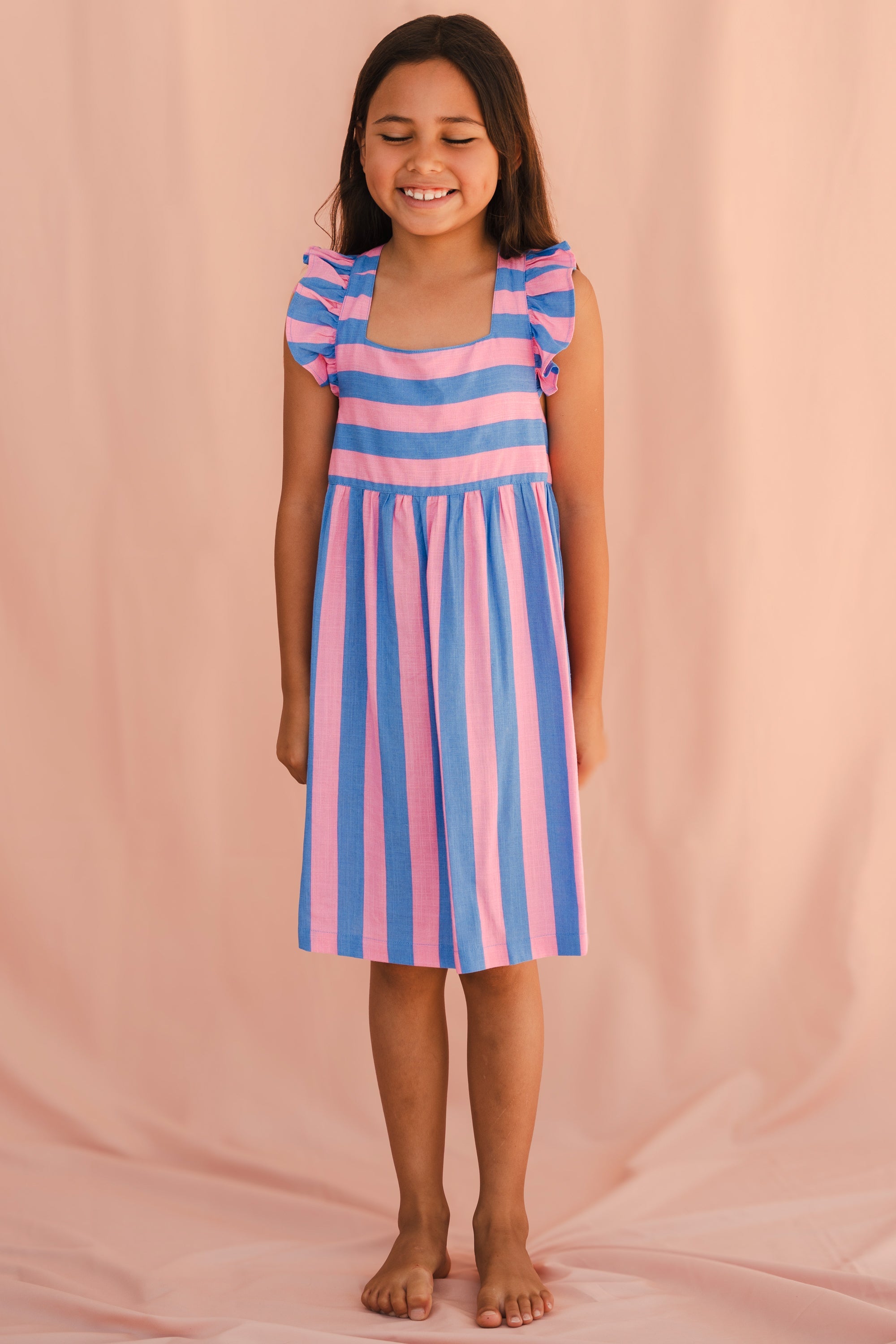 Maisy Dress In Gelato Stripe