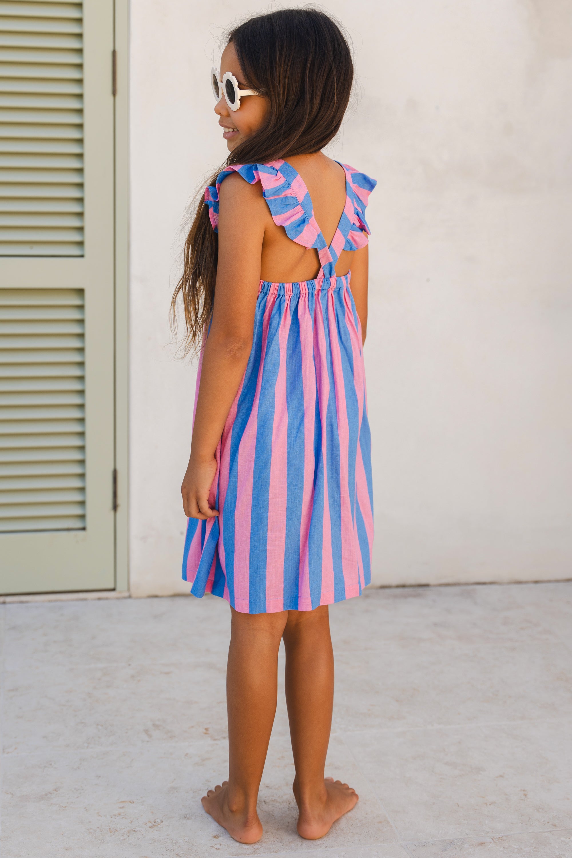 Maisy Dress In Gelato Stripe