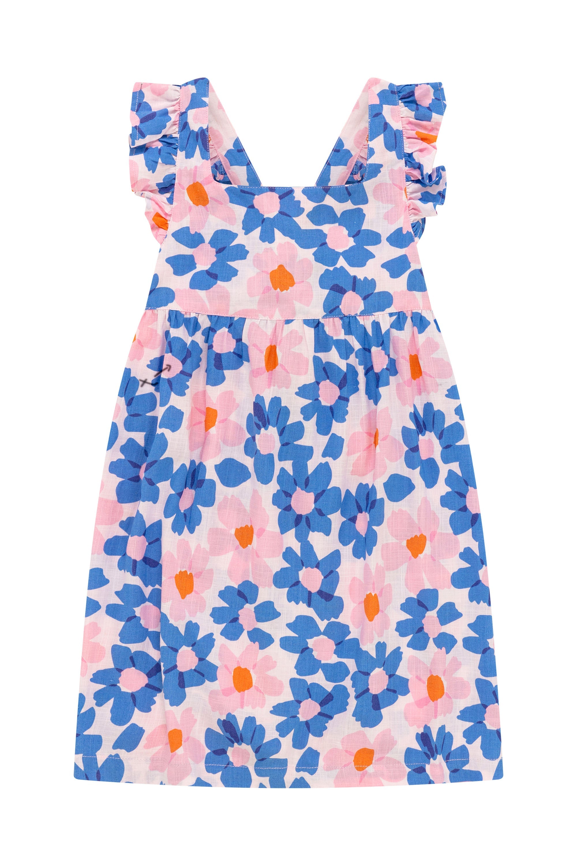 Maisy Dress In Ocean Daisy