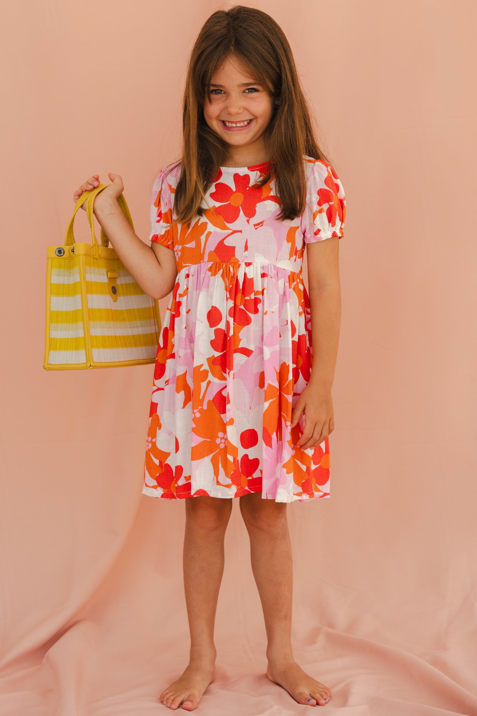 Nini Dress In Sunset Daisy