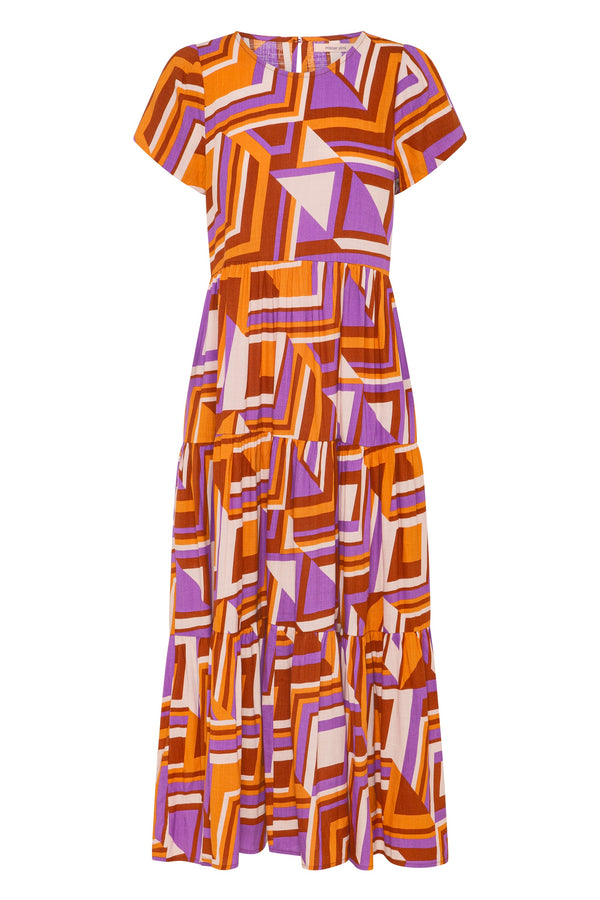Geometric Print Dress - BLONDIE IN THE CITY