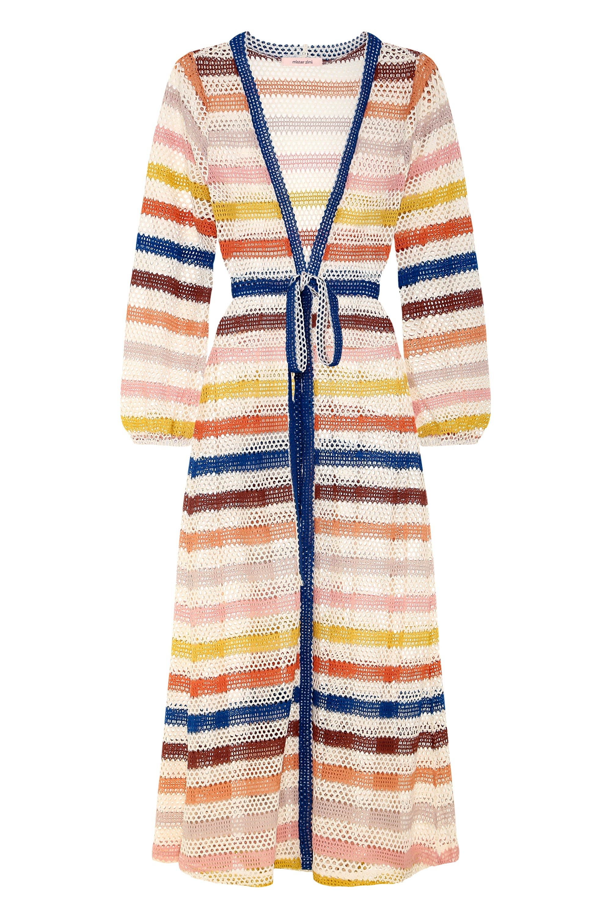 Poolside Robe In Beach Stripe